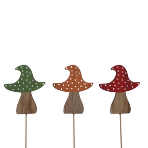 Herfst 20cm Paddenstoel 7*8cm