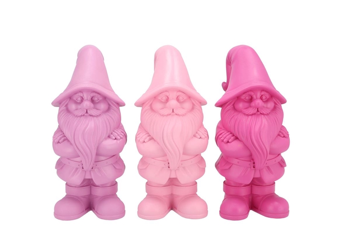 <h4>Gnome Dutch Pink Mix Ass 20cm</h4>