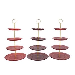 Dayah Red Mix Cake Shelf Ass 15/18/20/25x46cm