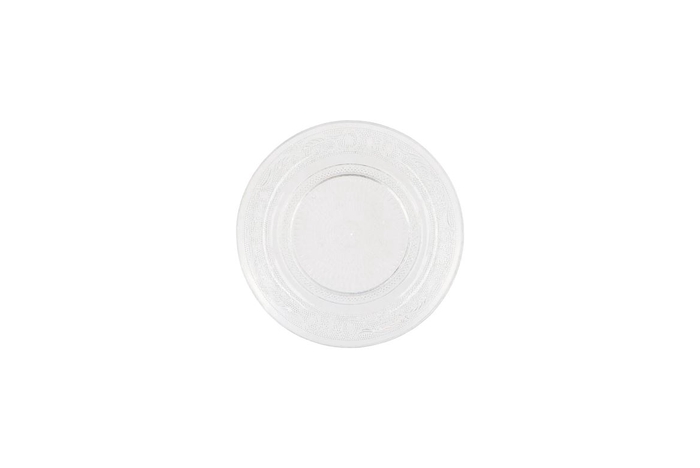 <h4>Dayah Transparent Glass Plate 15x2cm</h4>