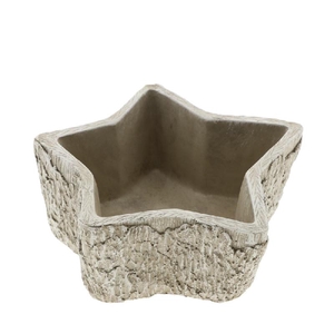 Christmas Ceramics Star planter 20*20*8cm