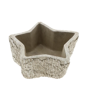 Kerst Keramiek Ster planter 20*20*8cm