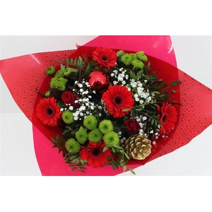 Boeket Aanbieding Kerst Rood