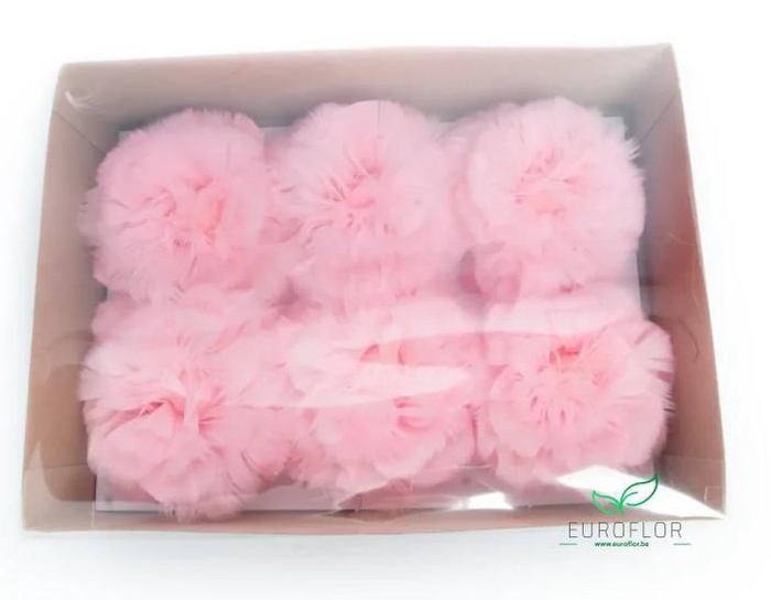 ROZEN VEREN ON WIRE LIGHT PINK 6PCS