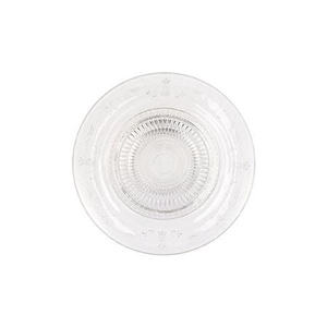 Dayah Transparent Glass Plate 29x2,5cm