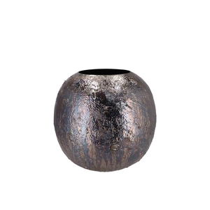Noah Wild Black Vase Flower Ball Iron 11x11x10cm