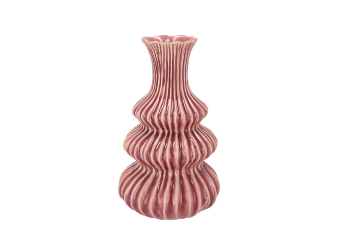 Mirre Old Pink Bubbles Vase 18x18x25cm