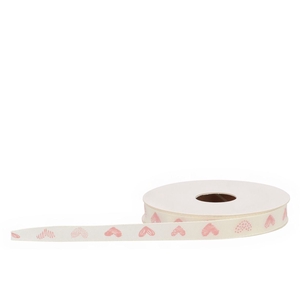 Ribbon Sweet Harts Pink 15mx12mm Nm