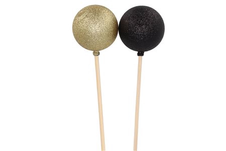 <h4>Pick Shine Ball Glitter Black/champagne 6x50cm Ass</h4>