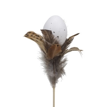 <h4>Easter Sticks 40cm feather+egg 5cm</h4>