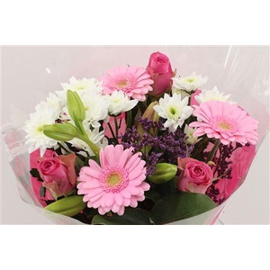 Boeket 3 Roos 3 Germini Roze