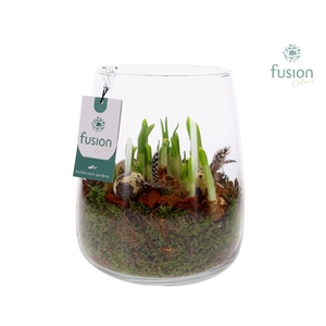 Glas Alzada groot met Pasen arrangement