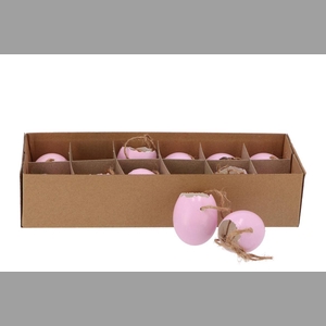 Eggs Chicken Pendant Lavendel P/12