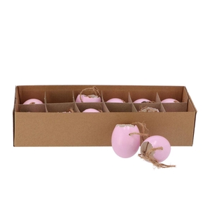 Eggs Chicken Pendant Lavendel P/12