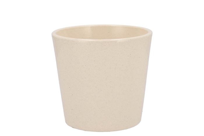 <h4>Ceramic Orchid Pot Beige Stone 13,5cm</h4>