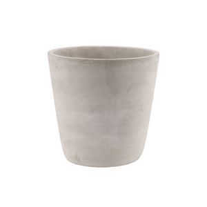 Concrete Pot Round Grey 21x21cm Nm