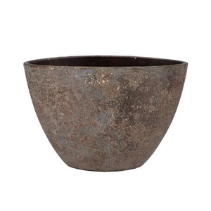 Bali Indonesian Grey Bowl Ovl 34x16x23cm
