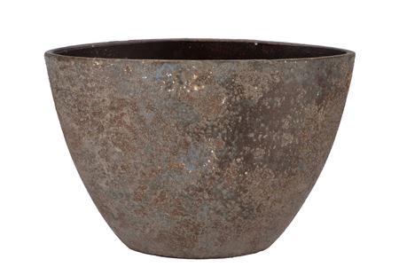 <h4>Bali Indonesian Grey Bowl Ovl 34x16x23cm</h4>