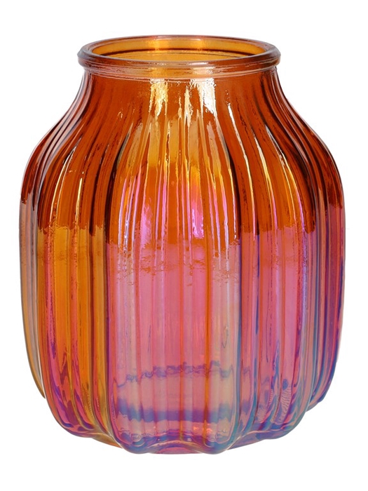<h4>Vase Suko d8.5/13.8xh16 orange pear</h4>