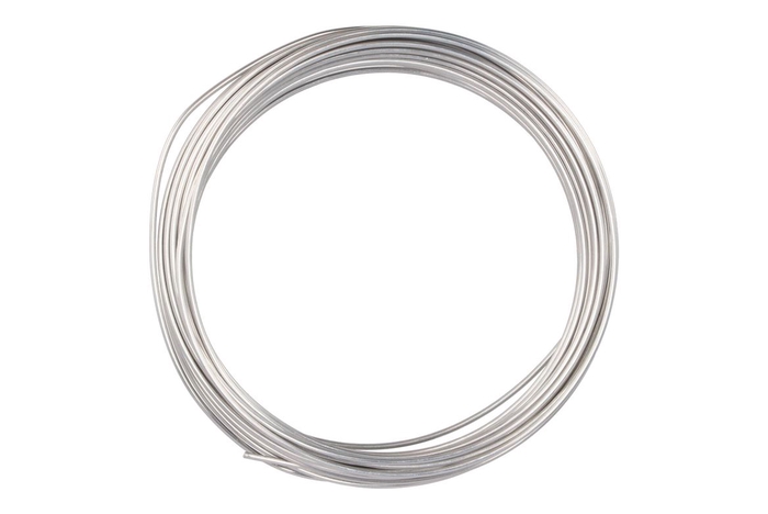 Wire Aluminium Silver 2mm X 12 Meter A 100 Gram