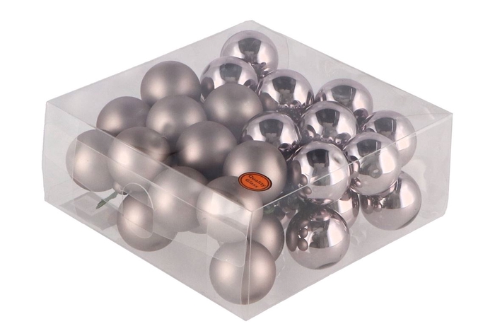 <h4>Glass Ball Titan Grey 40mm P/36</h4>