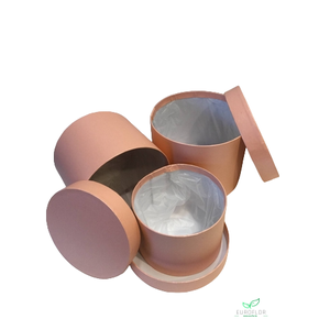 HOEDENDOOS 3BOXES D19XH14,5 EN D17XH13 EN D14,7XH11 PINK