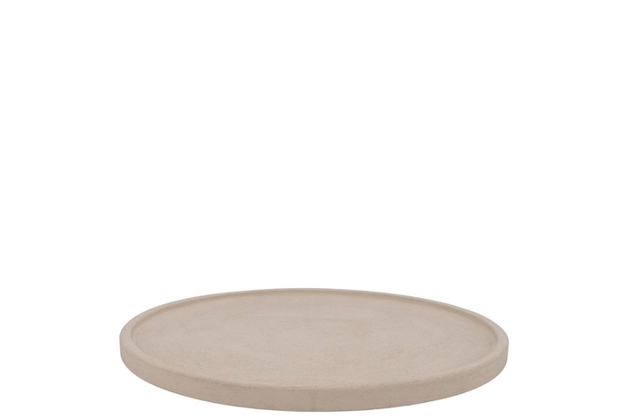 Porto Cozy Sand Plate 25x25x2cm