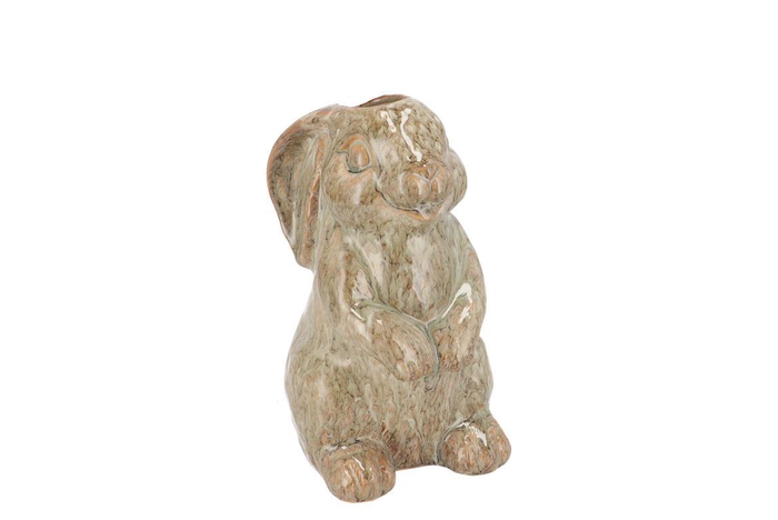 Sifan Green Vase Bunny 11x9x16cm