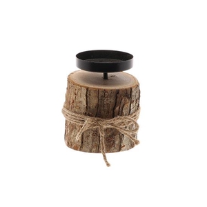 Candleholder Log H13D10