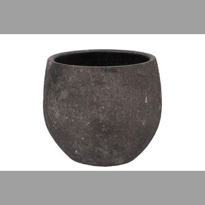 Bali Black Coal Pot 24x21cm
