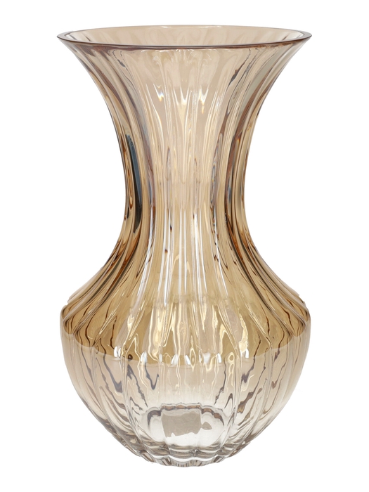 <h4>DF02-741473000 - Vase Zelune d17/18.5xh30 amber+pearl</h4>