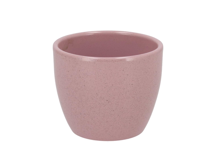 Ceramic Rosa Stone Pot 10cm