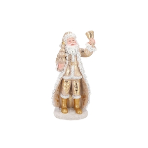 Lesly Gold Santa Claus Deco 19x16x37cm