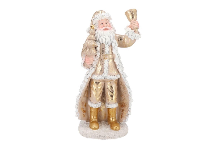 <h4>Lesly Gold Santa Claus Deco 19x16x37cm</h4>