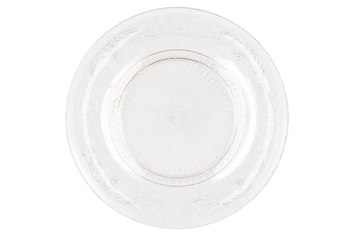 <h4>Glass Bowl Cake Dish 23,5x2,5cm</h4>