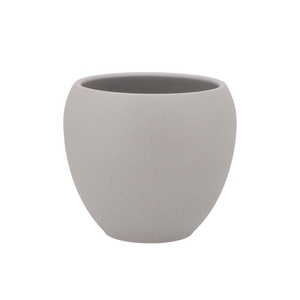 Vinci Matt Grey Flower Pot 17x15cm Nm