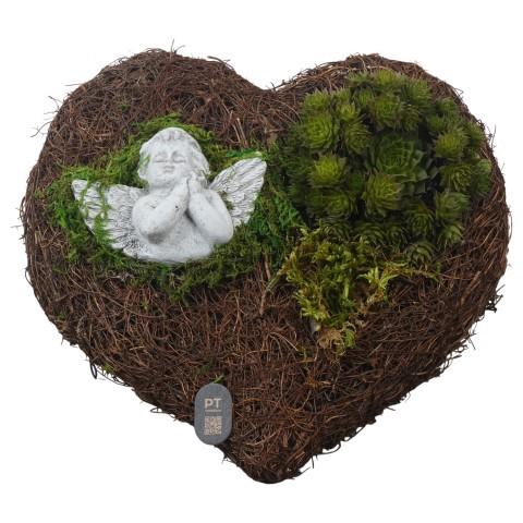 <h4>PTAH3064 Arrangement Allerheiligen in rieten hart</h4>