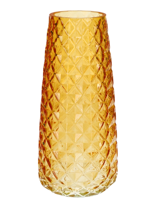 <h4>DF02-700612600 - Vase Gemma diamond d6.5/10xh21 orange</h4>