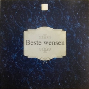 BLOEMENKAARTJE - BESTE WENSEN - 7*7CM 20PCS