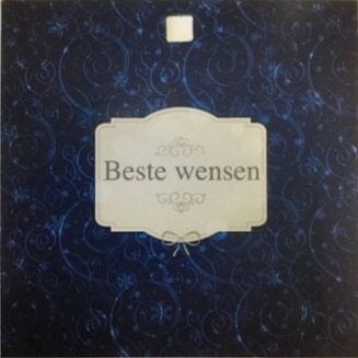 BLOEMENKAARTJE - BESTE WENSEN - 7*7CM 20PCS