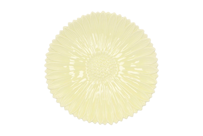 Bloom Daisy Plate Yellow 24x24x4cm Nm