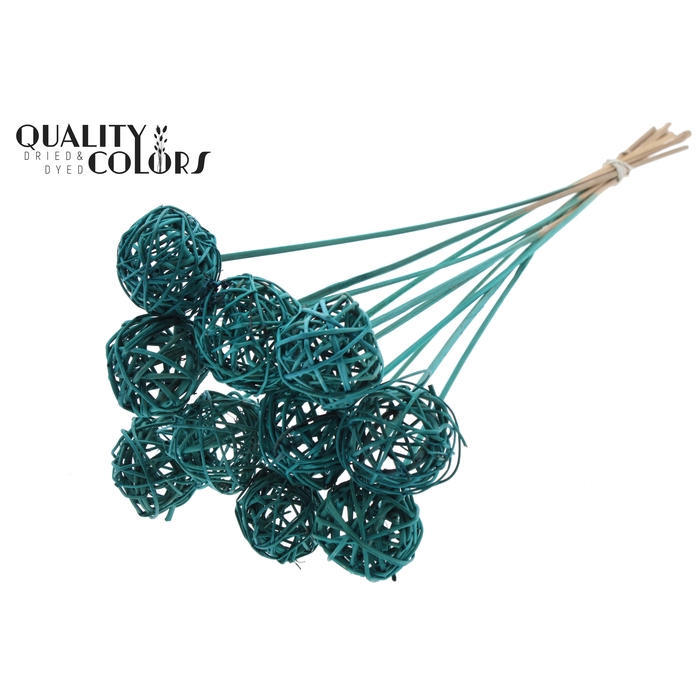 <h4>Bruce Ball 5cm on stem Turquoise</h4>