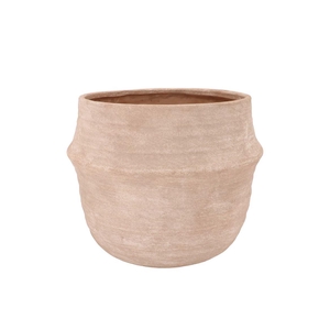 Lisboa Cream Pot Edge 24x24x23cm