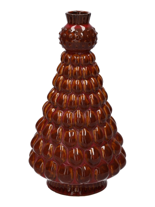 <h4>DF03-751622300 - Bottle Brux dots d3.2/14xh24.5 red</h4>