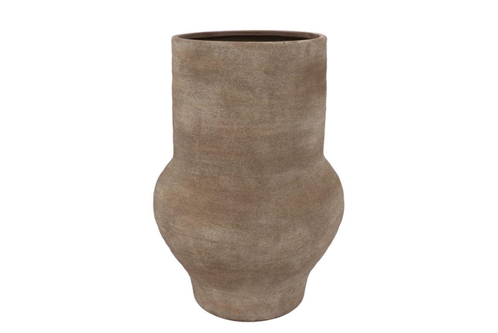 Florence Antique Bronze Vase Tube 28x28x41cm Nm