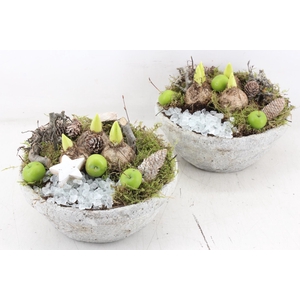 arr4 Hyacint MB - Beton schaal white