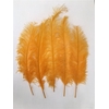 Feather Ostrich Feathers 55cm 5 Pcs Yellow