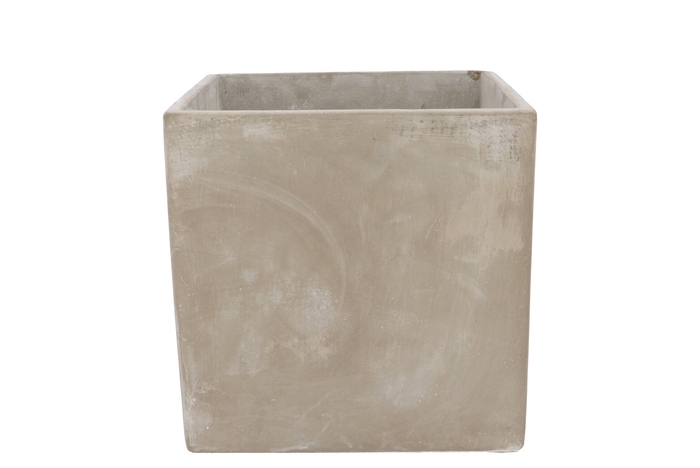 Concrete Pot Square 20x20x20cm