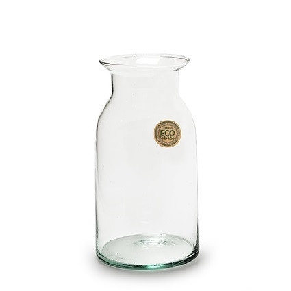 <h4>Glas Eco flesvaas d09*18cm</h4>