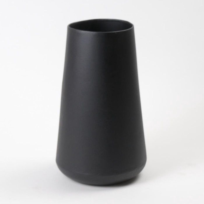 <h4>Vase Metal Black Texture Ø20x3</h4>